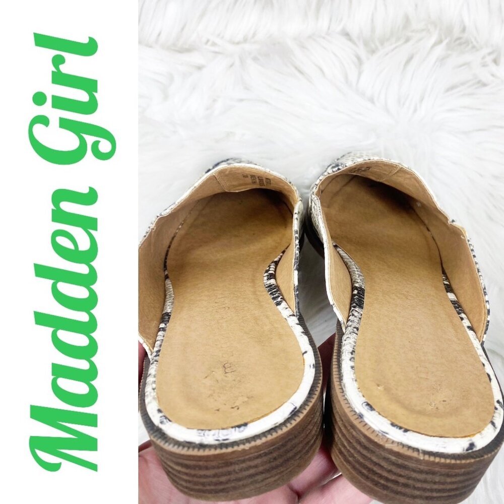Madden Girl Mattie Python Snake Print Slip On Mul… - image 5